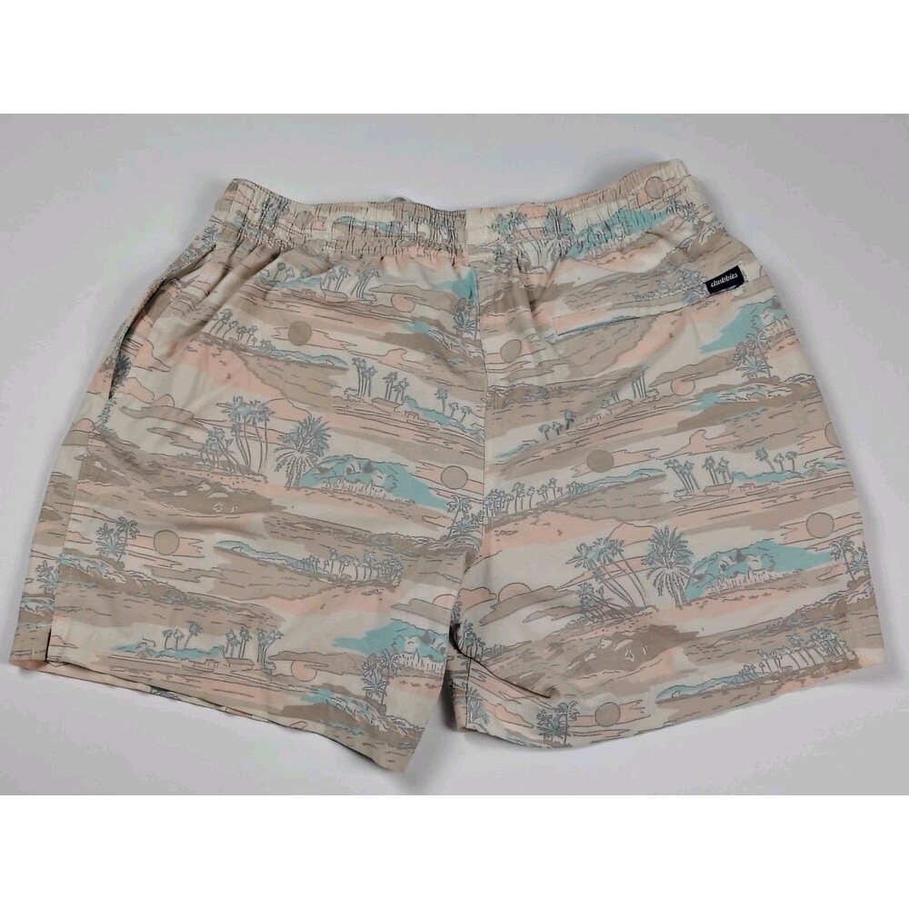Chubbies Swim Trunks Men's M 5.5" Inseam Island Print Lined Swim Shorts - Picture 2 of 11